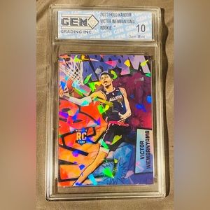 victor wembanyama Kaboom holo cracked ice Novelty Gem mint 10!